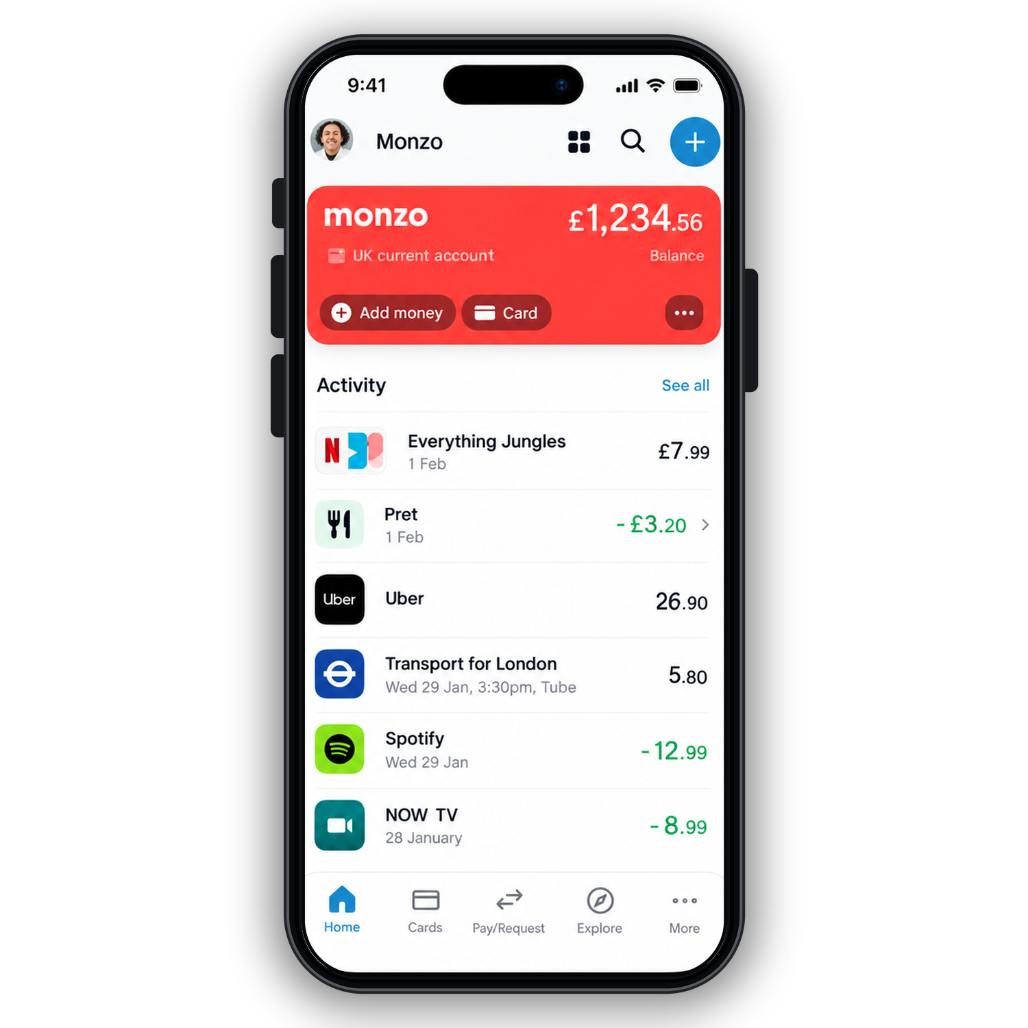 Monzo project image 3